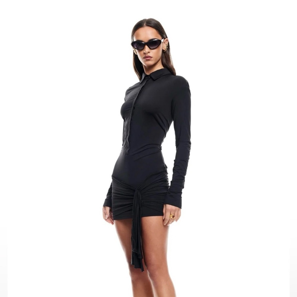 Lioness Soho Mini Dress in Onyx